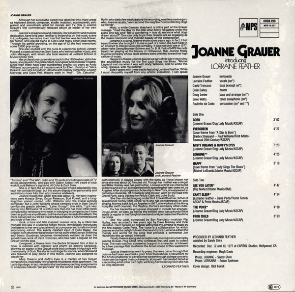 Joanne Grauer Introducing Lorraine Feather