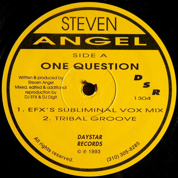 Steven Angel - One Question | Daystar Records, Inc. (DSR 1304)