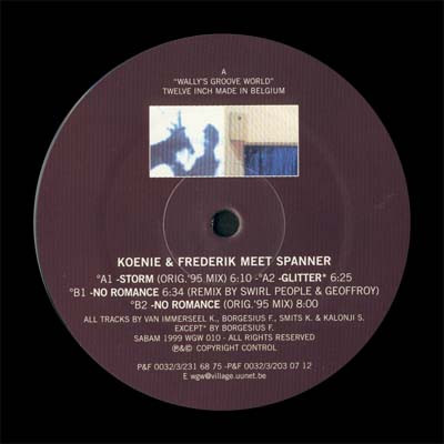 Koenie & Frederik Meet Spanner - No Romance | Wally's Groove World (WGW 010)