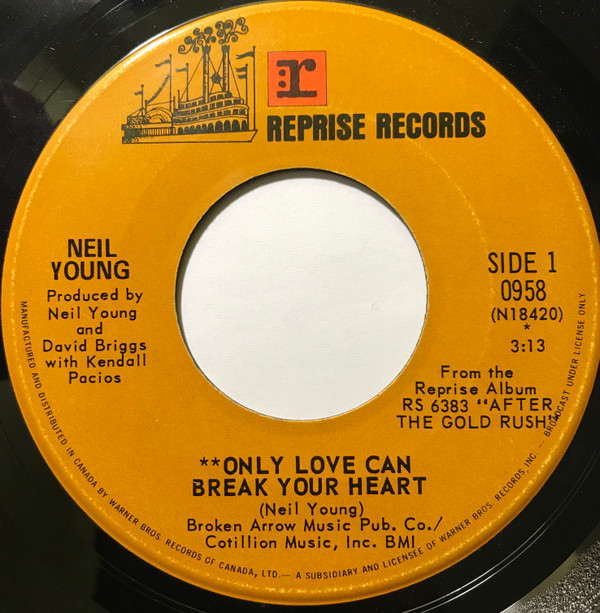 Neil Young - Only Love Can Break Your Heart | Reprise Records (0958) - main