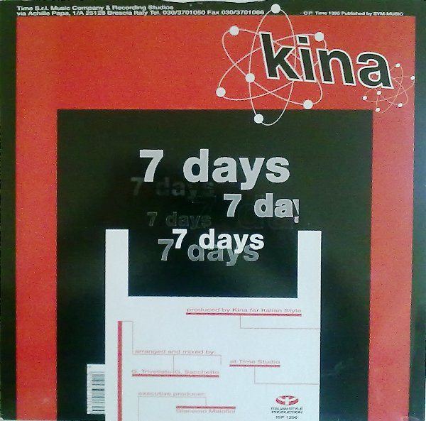 Kina - 7 Days | Italian Style Production (ISP 1296) - 2 Kina - 7 Days | Italian Style Production (ISP 1296) - 2