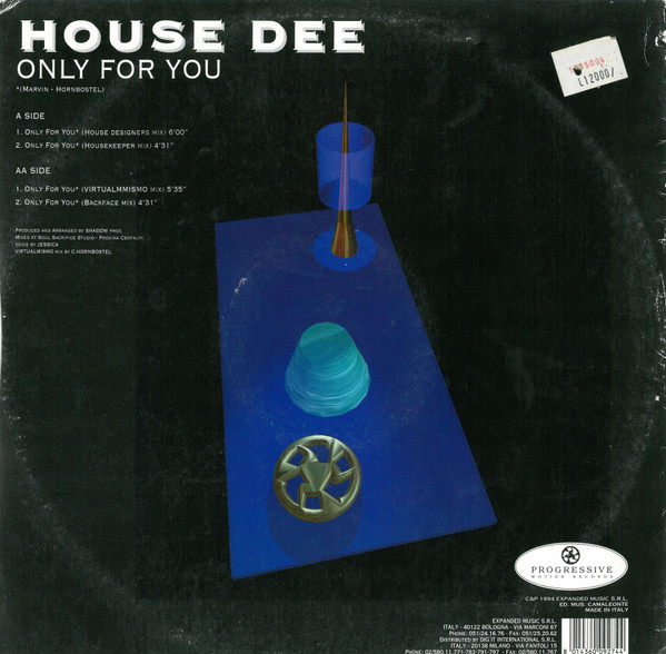 House Dee - Only For You | PRG (Progressive Motion Records) (PRG7027) - 3
