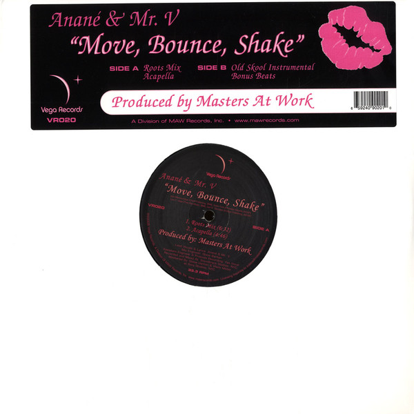 Anané & Mr. V - Move, Bounce, Shake | Vega Records (VR020) - main Anané & Mr. V - Move, Bounce, Shake | Vega Records (VR020) - main