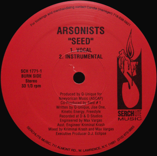 The Arsonists - Venom / Seed | Serchlite Music (SCH-1771-1) - 3 The Arsonists - Venom / Seed | Serchlite Music (SCH-1771-1) - 3