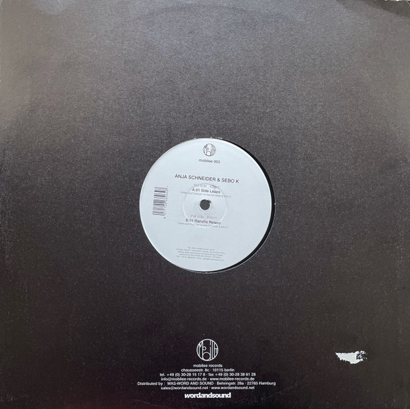 Anja Schneider & Sebo K - Side Leaps / Rancho Relaxo | Mobilee (mobilee 003) - 4 Anja Schneider & Sebo K - Side Leaps / Rancho Relaxo | Mobilee (mobilee 003) - 4
