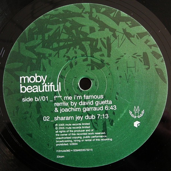 Moby - Beautiful | Mute (L12 MUTE 360) - 4