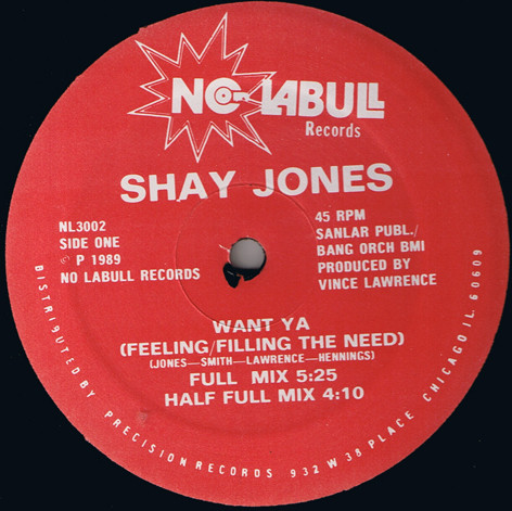 Shay Jones - Want Ya (Feeling / Filling The Need) | No Labull Records (NL3002) - main Shay Jones - Want Ya (Feeling / Filling The Need) | No Labull Records (NL3002) - main