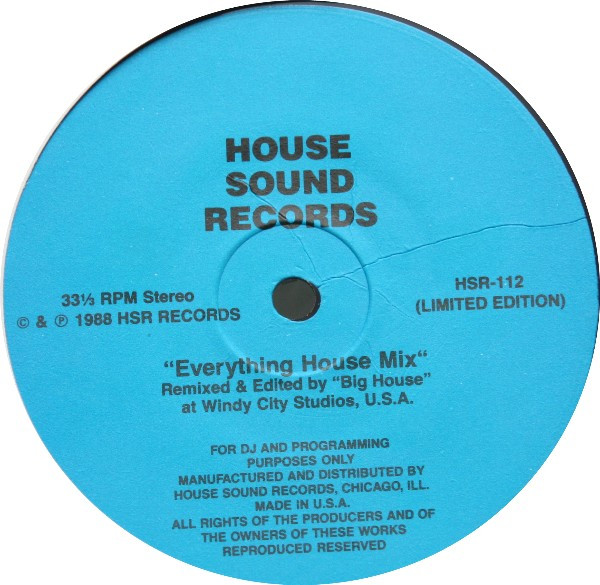 Various - Everything House Mix / Fierce House Mix | House Sound Records (HSR-111 / HSR-112) - main