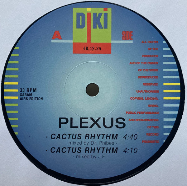 Plexus - Cactus Rhythm | DiKi Records (48.12.24) - 3 Plexus - Cactus Rhythm | DiKi Records (48.12.24) - 3