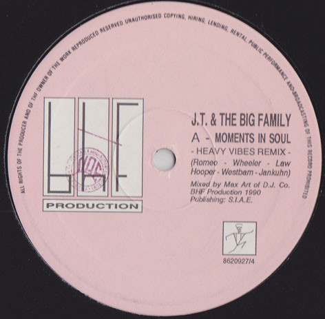 J.T. & The Big Family - Moments In Soul | BHF Productions (8620927/4) - main J.T. & The Big Family - Moments In Soul | BHF Productions (8620927/4) - main