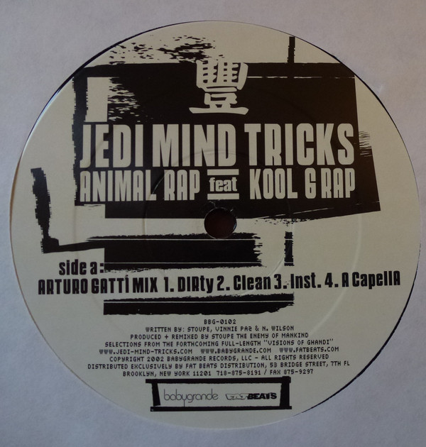 Jedi Mind Tricks Feat Kool G Rap - Animal Rap | Babygrande (BBG-0102) - 3