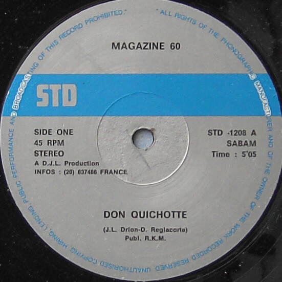 Magazine 60 - Don Quichotte | S.T.D. Records (STD -1208)