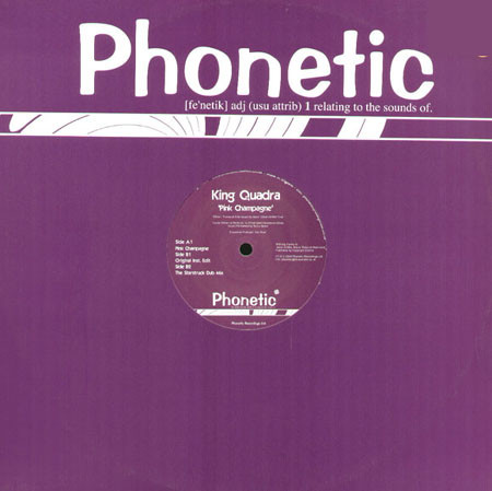 King Quadra - Pink Champagne | Phonetic Recordings (PH011) - main King Quadra - Pink Champagne | Phonetic Recordings (PH011) - main