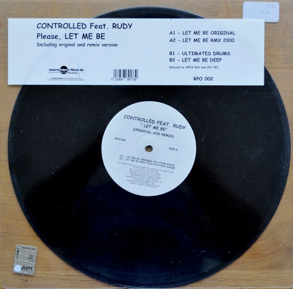 Controlled Featuring Rudy - Let Me Be | RPO Traxx (RPO 002)