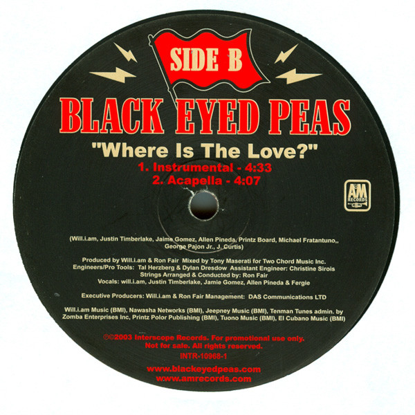 Black Eyed Peas - Where Is The Love? | A&M Records (B000071411) - 3 Black Eyed Peas - Where Is The Love? | A&M Records (B000071411) - 3