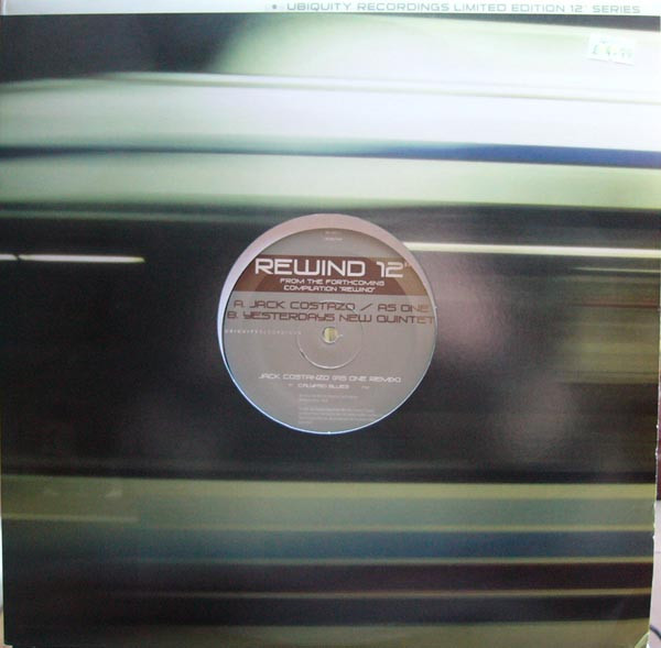 Jack Costanzo / As One / Yesterdays New Quintet - Rewind 12" | Ubiquity (UR12098) - 3