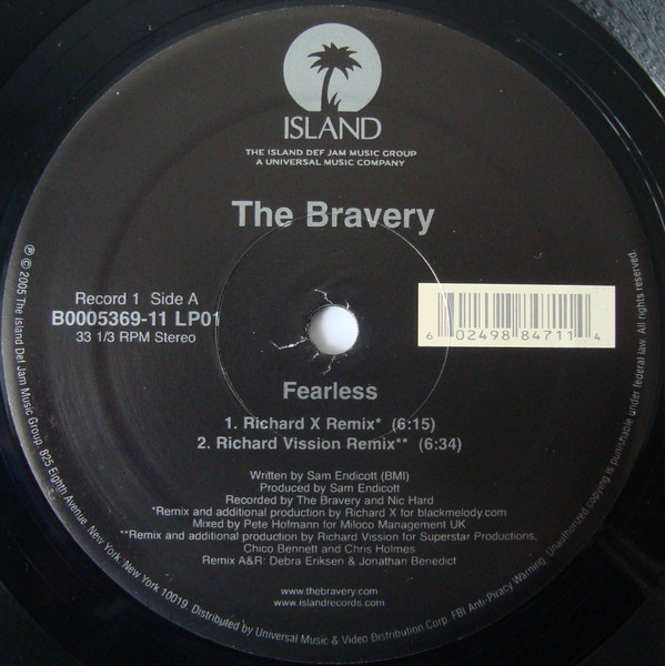 The Bravery - Fearless (Remixes) | Island Records (B0005369-11) - 2 The Bravery - Fearless (Remixes) | Island Records (B0005369-11) - 2