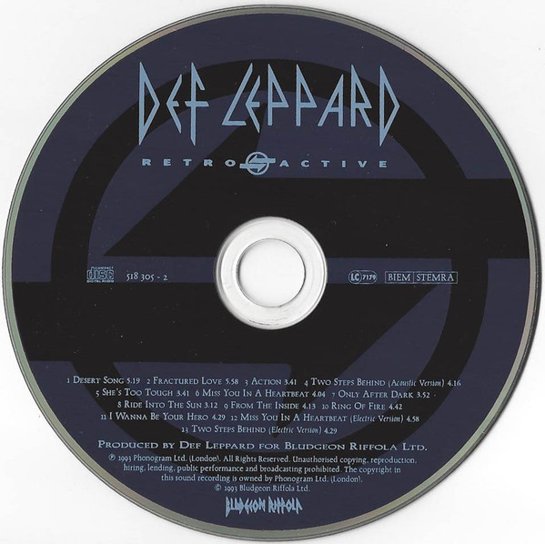 Def Leppard - Retro Active | Bludgeon Riffola (518 305-2) - 3