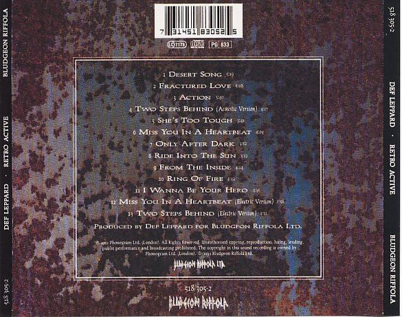 Def Leppard - Retro Active | Bludgeon Riffola (518 305-2) - 2