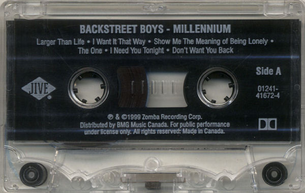 Backstreet Boys - Millennium | Jive (01241-41672-4) - 3 Backstreet Boys - Millennium | Jive (01241-41672-4) - 3