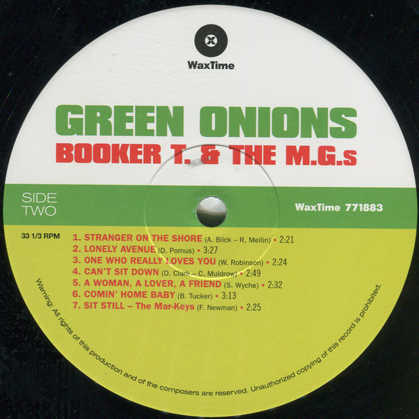 Booker T. & The M.G.s - Green Onions | WaxTime (771883) - 4 Booker T. & The M.G.s - Green Onions | WaxTime (771883) - 4