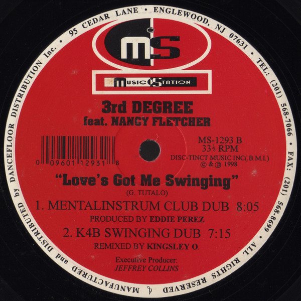 3rd Degree Feat. Nancy Fletcher - Love's Got Me Swinging | Music Station (MS 1293) - 2 3rd Degree Feat. Nancy Fletcher - Love's Got Me Swinging | Music Station (MS 1293) - 2