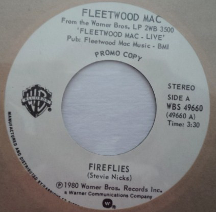 Fleetwood Mac - Fireflies | Warner Bros. Records (WBS-49660) - 3
