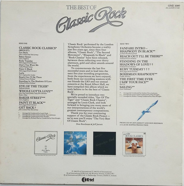 London Symphony Orchestra And The Royal Choral Society - The Best Of Classic Rock | K-Tel (ONE 1080) - 2 London Symphony Orchestra And The Royal Choral Society - The Best Of Classic Rock | K-Tel (ONE 1080) - 2