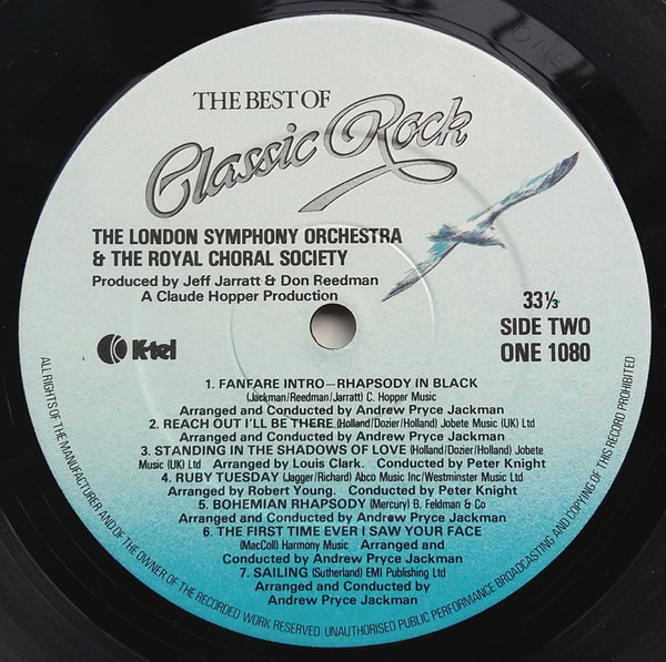London Symphony Orchestra And The Royal Choral Society - The Best Of Classic Rock | K-Tel (ONE 1080) - 6 London Symphony Orchestra And The Royal Choral Society - The Best Of Classic Rock | K-Tel (ONE 1080) - 6