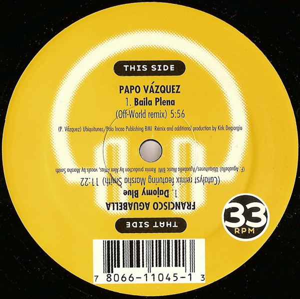 Papo Vázquez / Francisco Aguabella - The New Latinaires #4 | Ubiquity (UR12 045) Papo Vázquez / Francisco Aguabella - The New Latinaires #4 | Ubiquity (UR12 045)