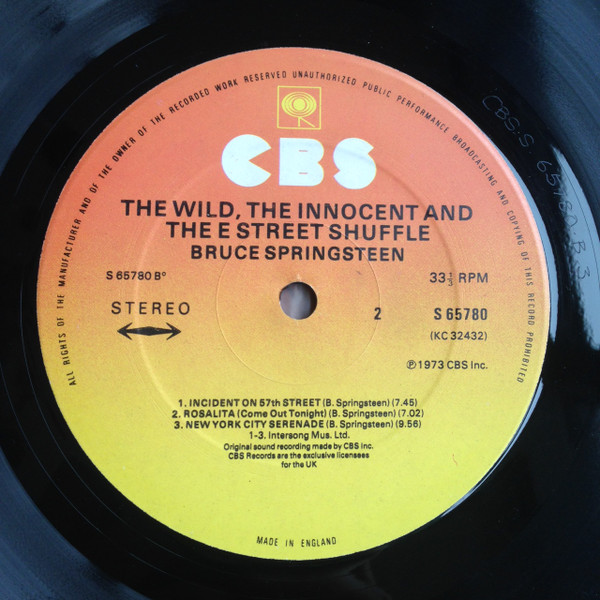 The Wild, The Innocent &  The E Street Shuffle