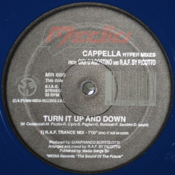 Cappella - Hyper Mixes -  From: Gigi D'Agostino And R.A.F. By Picotto | Media Records (MR 660) - 4