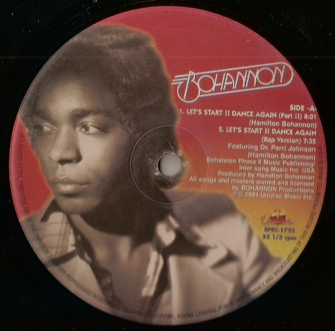 Hamilton Bohannon - Let's Start II Dance Again / The Party Train | Unidisc (SPEC-1723) - main Hamilton Bohannon - Let's Start II Dance Again / The Party Train | Unidisc (SPEC-1723) - main