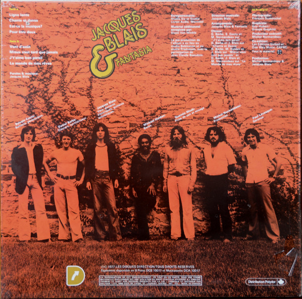 Jacques Blais & Fantasia - Jacques Blais & Fantasia | Direction (DLP-10,017) - 2