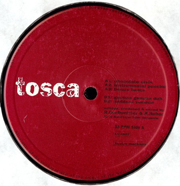 Tosca - Favourite Chocolate | G-Stone Recordings (G-Stone 002 12) - 2