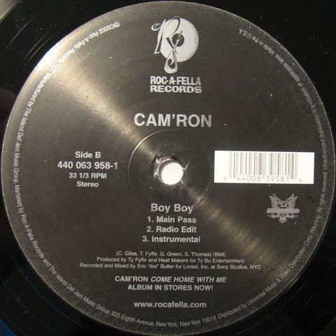 Cam'ron - Hey Ma / Boy Boy | Roc-A-Fella Records (440 063 958-1) - 2 Cam'ron - Hey Ma / Boy Boy | Roc-A-Fella Records (440 063 958-1) - 2
