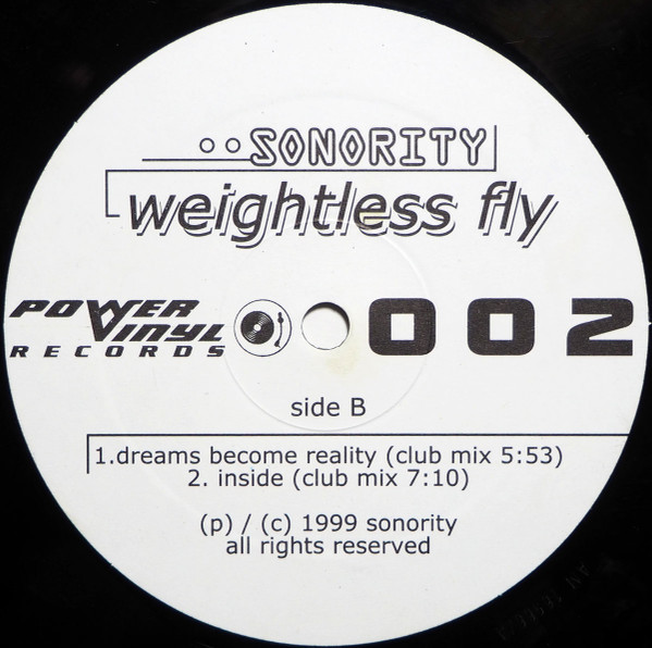 Sonority - Weightless Fly | Power Vinyl Records (POWER 002) - 2