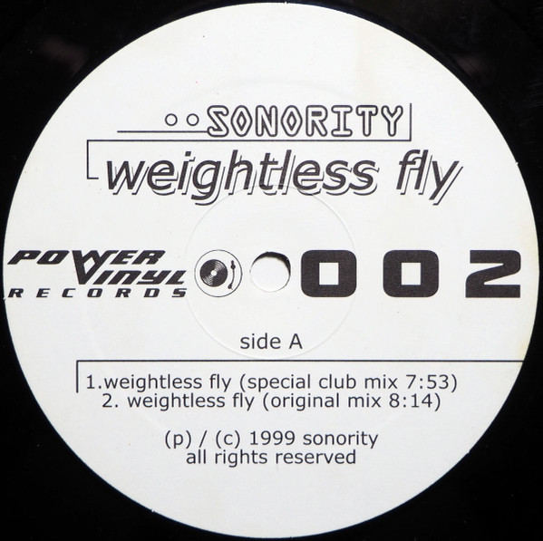 Sonority - Weightless Fly | Power Vinyl Records (POWER 002)