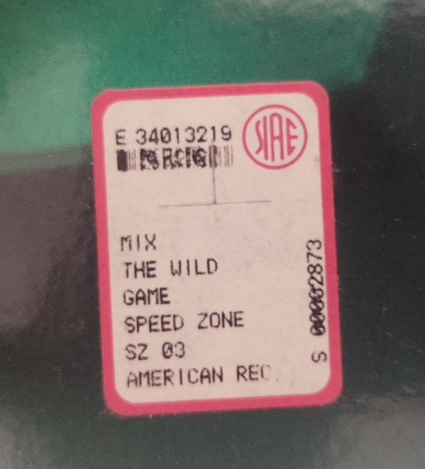 Bob One e Philip L.N. - The Wild Game | Speed Zone (SZ 03) - 3