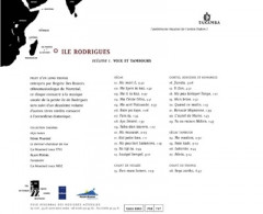 Île Rodrigues Volume 1. Voix Et Tambours