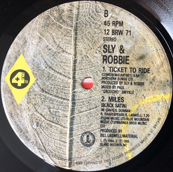 Sly & Robbie - Fire | 4th & Broadway (12 BRW 71) - 5 Sly & Robbie - Fire | 4th & Broadway (12 BRW 71) - 5