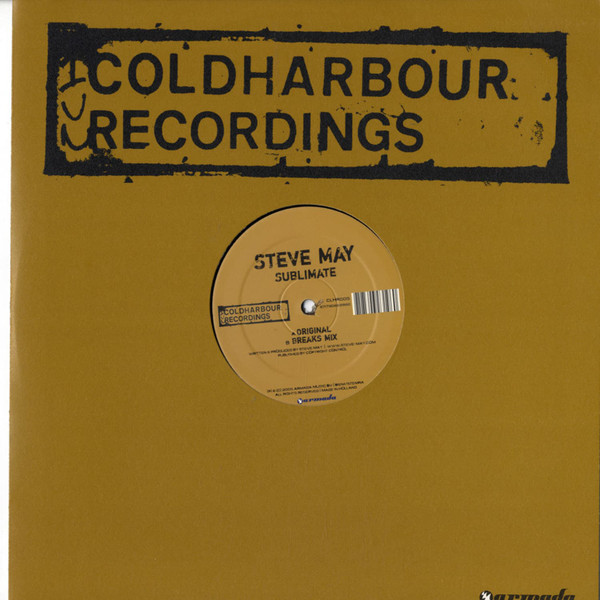 Steve May - Sublimate | Coldharbour Recordings (CLHR005)