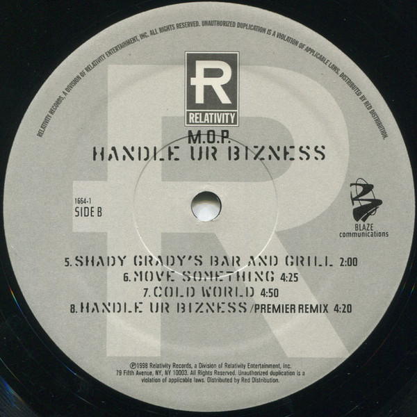 M.O.P. - Handle Ur Bizness | Relativity (1664-1) - 4 M.O.P. - Handle Ur Bizness | Relativity (1664-1) - 4