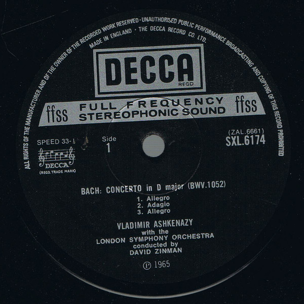 Concerto In D Minor / Concerto No.2 In F Minor