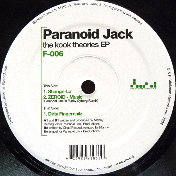 Paranoid Jack - The Kook Theories EP | Four01 Recordings (F-006)