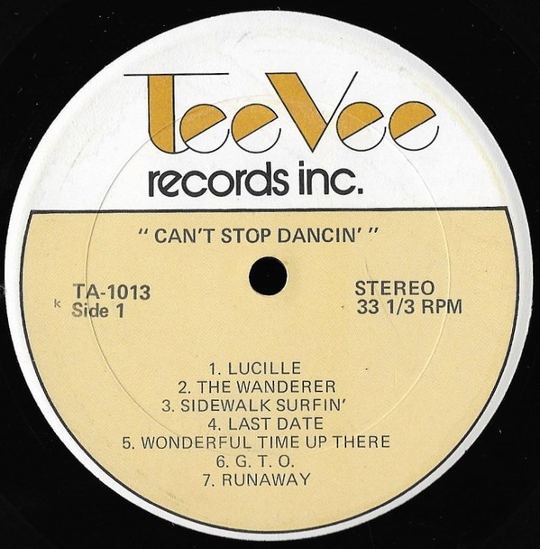 Various - Can't Stop Dancin' (2LP) [Vinyl] | Tee Vee Records Inc. (TA-1013) - 3