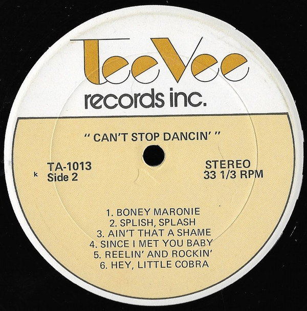 Various - Can't Stop Dancin' (2LP) [Vinyl] | Tee Vee Records Inc. (TA-1013) - 4