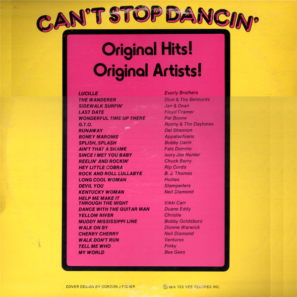 Various - Can't Stop Dancin' (2LP) [Vinyl] | Tee Vee Records Inc. (TA-1013) - 2