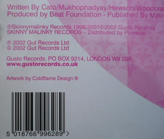 Beat Foundation - Save Me | Gusto Records (12GUS7) - 3