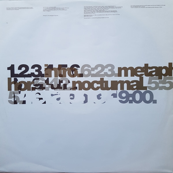 Kenny Larkin - Metaphor | R & S Records (RS 95054) - 3 Kenny Larkin - Metaphor | R & S Records (RS 95054) - 3